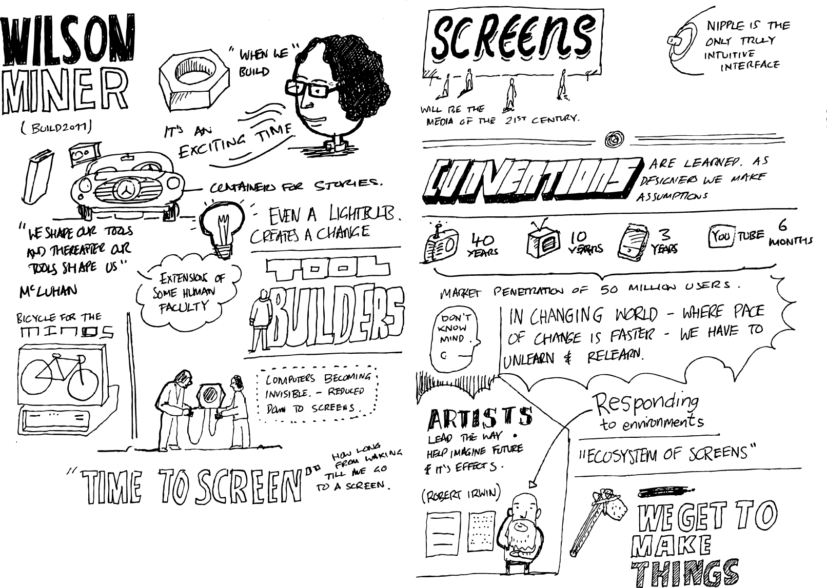 'When we build' sketch notes