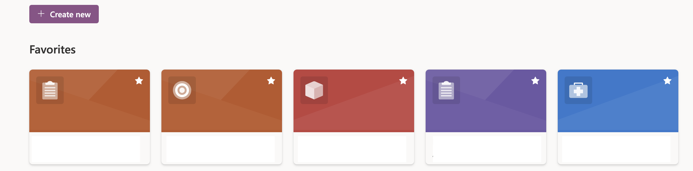 creenshot of create list screen